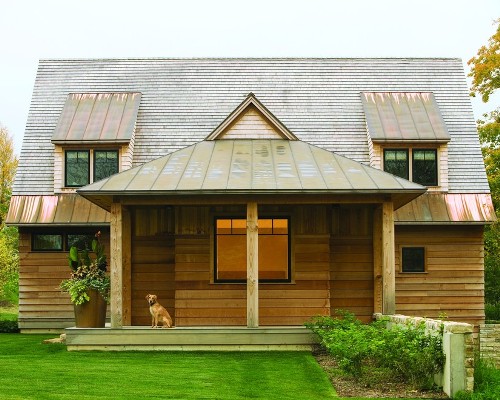 Contoh rumah kayu murah bernuansa country