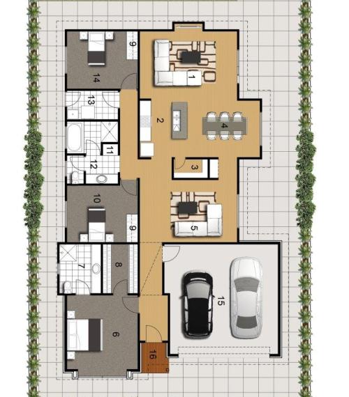 Interior desain rumah minimalis 1 lantai - Houseandland