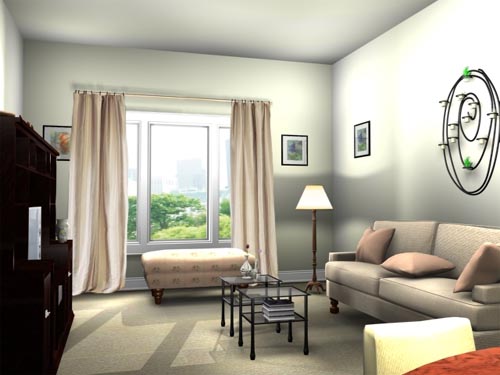 4 Jenis Gorden Untuk Desain Interior Apartemen Minimalis