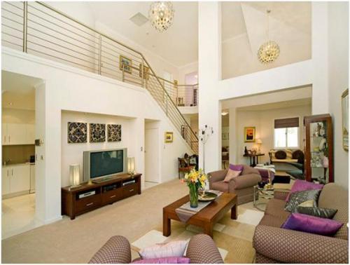 desain interior rumah mewah minimalis modern 2 lantai
